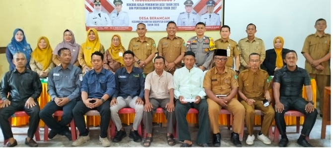 Pemdes Berancah Menggelar MUSRENBANGDES Rencana Kerja Pemerintah Desa Th 2026 dan Penyusunan DU-RKPDESA TH 2027