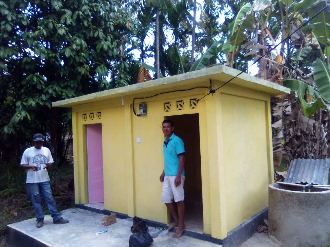 Pembangunan MCK di Pemukiman Suku Asli Desa Berancah Tahun 2018