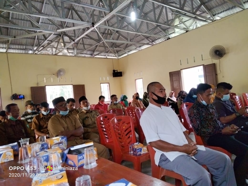 Komisi IV DPRD Kabupaten Bengkalis Mengadakan Sosialisasi Perda Penyelenggaraan Pendidikan Di Desa Berancah