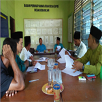 Pemerintah Desa Berancah Dan BPD  Melaksanakan Rapat  Pembahasan Peraturan Desa