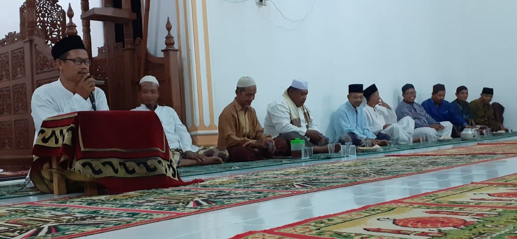 Safari Ramadhan Pemdes Berancah Di Masjid Haqqull Yaqin Sekaligus Penyerahan Bantuan Rumah Ibadah