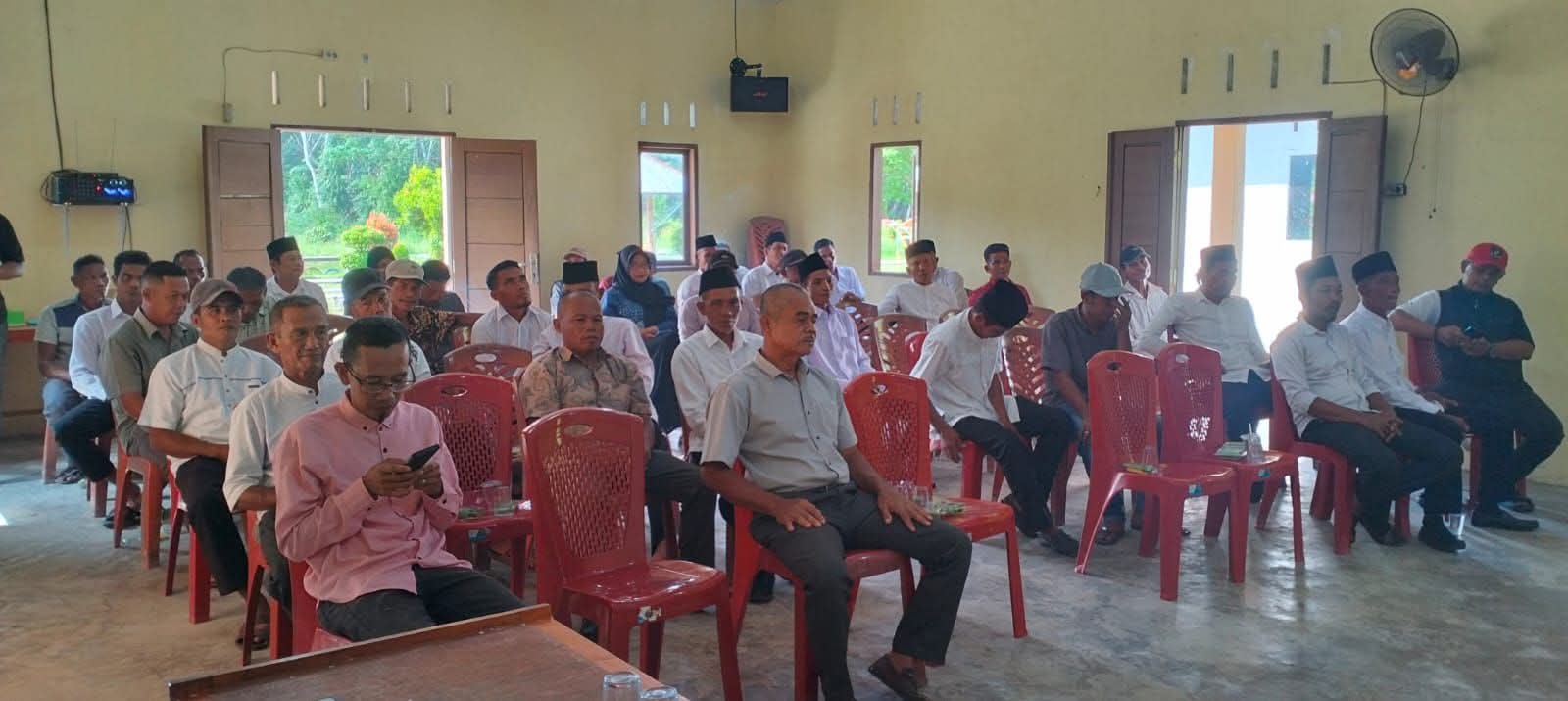 Pemdes Berancah Menggelar Pelantikan RT dan RW Se-Desa Berancah