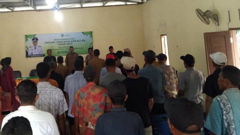 Pemdes Berancah Melaksanakan Musdes Penetapan KPM BLT-DD 2025