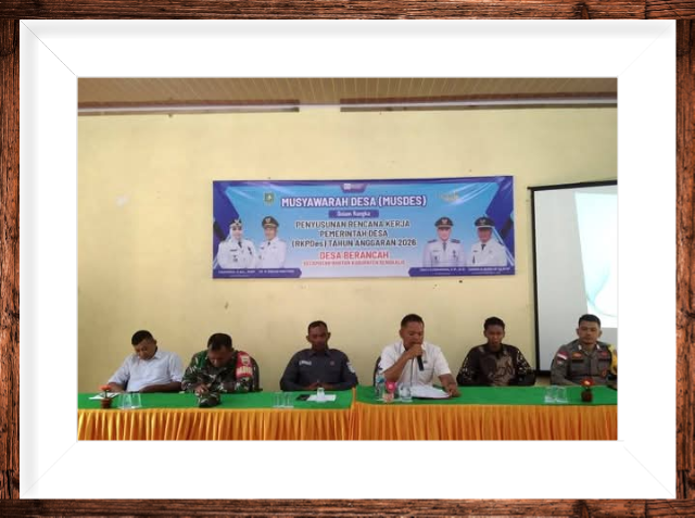 Pemdes Berancah Melaksanakan Musdes RKPDes Tahun Anggaran 2026