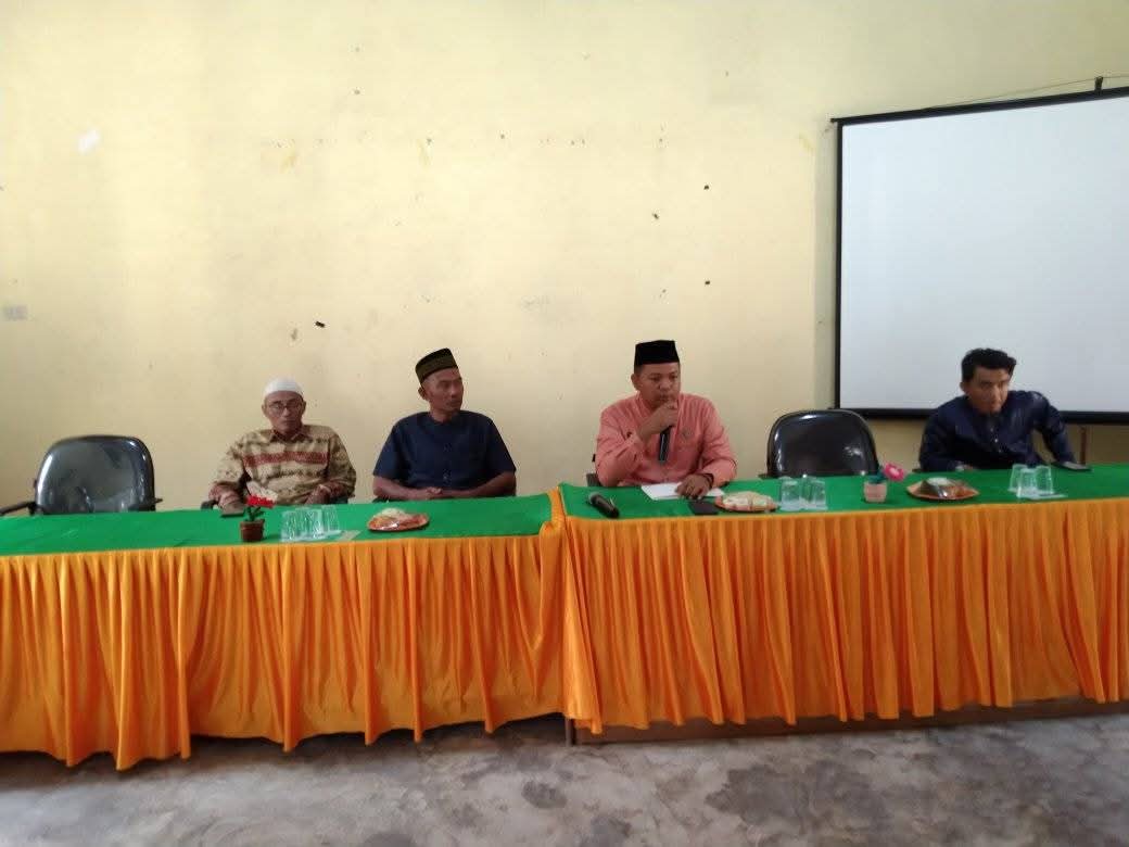 Pemdes Berancah Melaksanakan Rapat pembentukan MTQ tingkat Desa Berancah dan Persiapan Pawai Idul Adha 1446 H